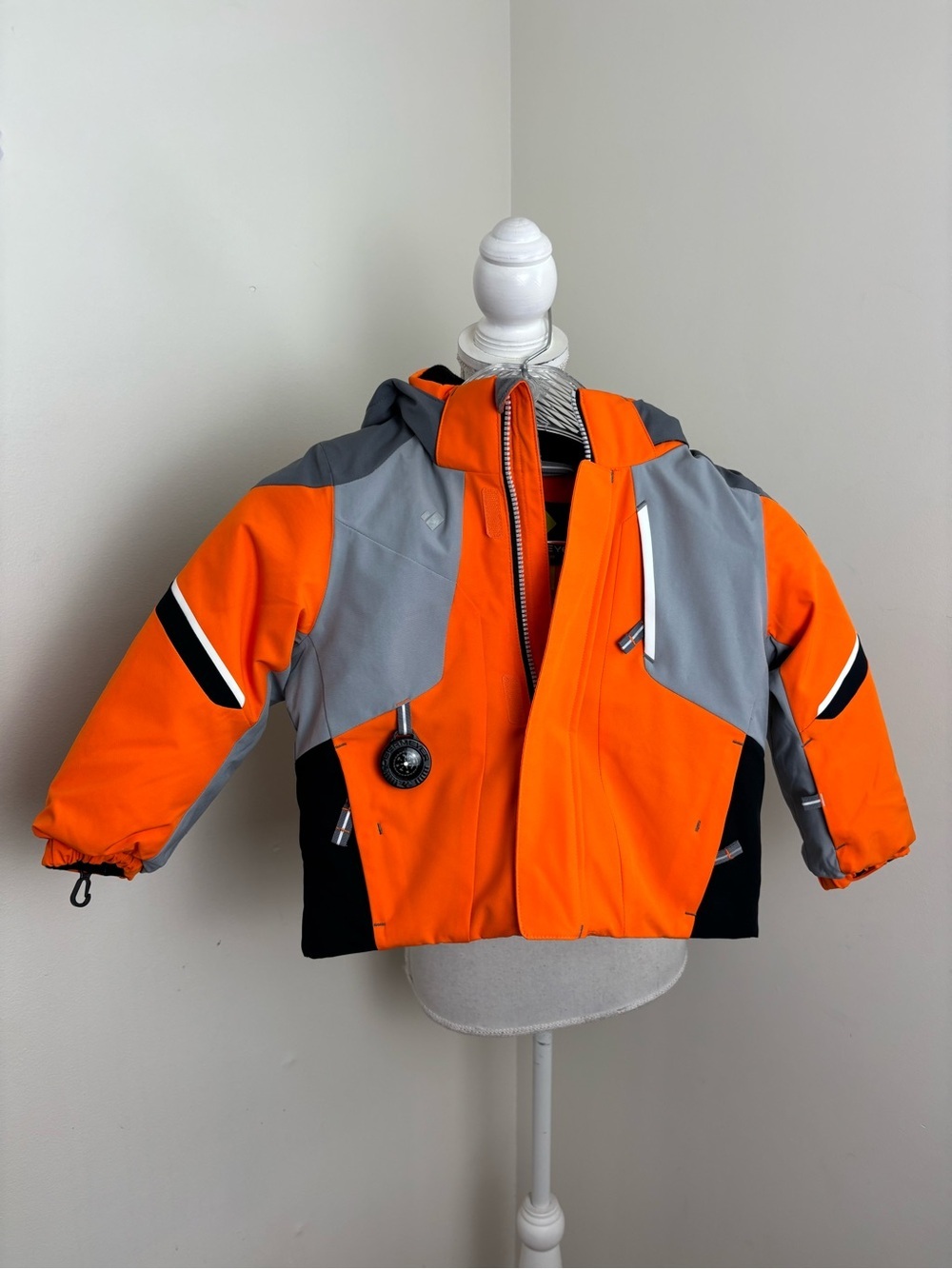 Obermeyer Formation Kids' Orange Ski Jacket Size 3 Kids NWOT